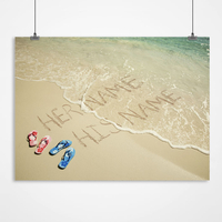 Personalised Print - Sand And Sea