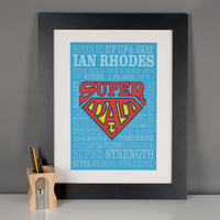 Personalised Print - Super Dad Symbol