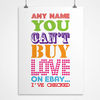 Personalised Print - You Can