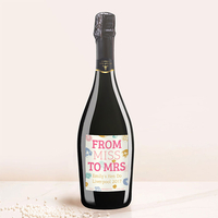 Personalised Prosecco - From Miss To Mrs