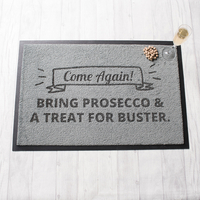 Personalised Scroll Come Again Indoor Doormat