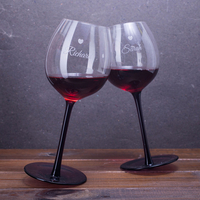 Personalised Set Of Rocking Wine Glasses