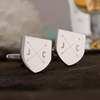 Personalised Shield Cufflinks - Arrows