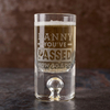 Personalised Shot Glass with Miniature - You