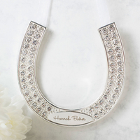 Personalised Silver-Plated Horseshoe