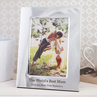 Personalised Silver-Plated Photo Frame