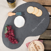 Personalised Slate Bean-Shaped Serving Board