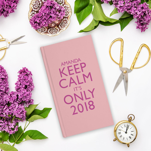 Personalised Slim Diary - Keep Calm,  It