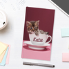 Personalised Slim Diary - Kitten In A Cup