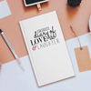 Personalised Slim Diary - Love Life Laughter