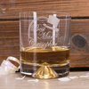 Personalised Stern Whisky Glass - Best Man Top Hat
