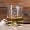 Personalised Stern Whisky Glass - Usher Top Hat