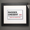Personalised Street Sign Print