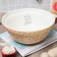 Personalised Tan Mixing Bowl - Tasty Treats