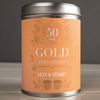 Personalised Tea Tin - Gold Anniversary