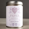 Personalised Tea Tin - Paper Anniversary