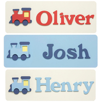 Personalised Train Door Plaque