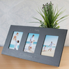 Personalised Triple Slate Photo Frame - I Love Daddy