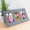 Personalised Triple Slate Photo Frame - The Best