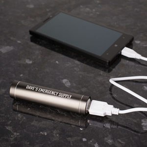 Personalised Turbo Tube Powerbank