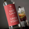 Personalised Vodka - Keep Calm