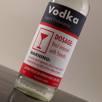 Personalised Vodka - Liquid Endurance