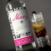 Personalised Vodka - Pink & Black