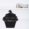 Personalised Wall Sticker - Cupcake Chalkboard