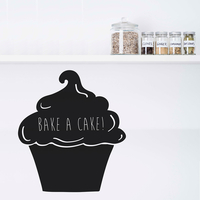 Personalised Wall Sticker - Cupcake Chalkboard