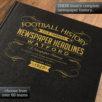 Personalised Watford Football Book