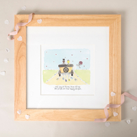 Personalised Wedding Watercolour Print