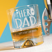 Personalised Whisky Tumbler - My Hero Dad