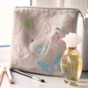 Personalised White Butterfly Toiletry Bag
