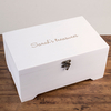 Personalised White Storage Box - Treasures