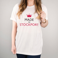 Personalised White T-shirt - Made In