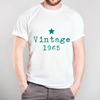 Personalised White T-Shirt - Vintage