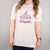 Personalised White T-Shirt - Yoga