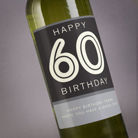 Personalised Wine - Birthday Year