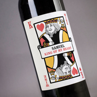 Personalised Wine - King Of My Heart