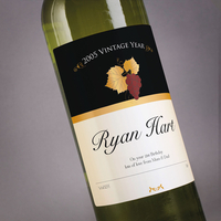 Personalised Wine - Vintage Grapes