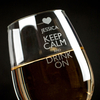 Personalised Wine Glass - Keep Calm and...
