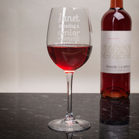 Personalised Wine Glass - Senior Moment