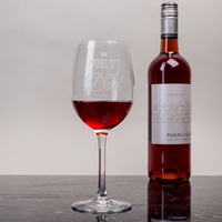 Personalised Wine Glass - World