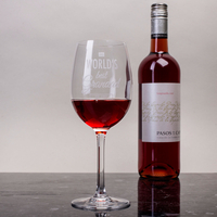 Personalised Wine Glass - World