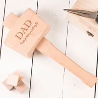 Personalised Wooden Mallet - Any Name & Message