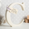 Personalised Wooden Ornamental Letter
