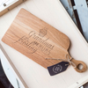 Personalised Wooden Paddle Serving Board - Frosting