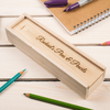 Personalised Wooden Pencil Box