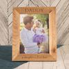 Personalised Wooden Photo Frame - A Daughter