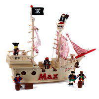 Personalised Wooden Pirate Ship